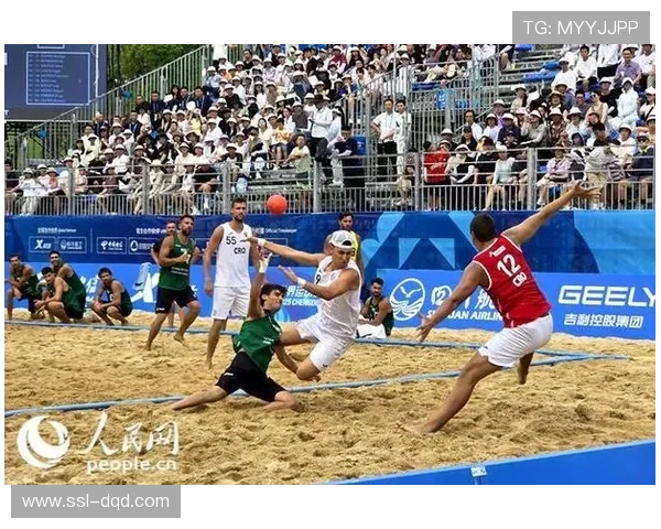 沙滩手球起源90年代，2001年入世运，高难度动作增观赏性